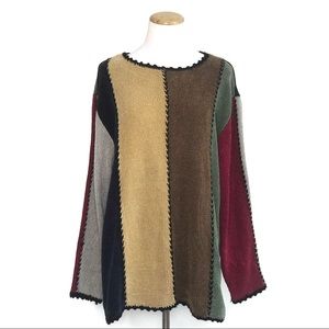 Vintage 90’s Patchwork Sweater